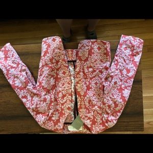 Anthropologie floral spring jacket